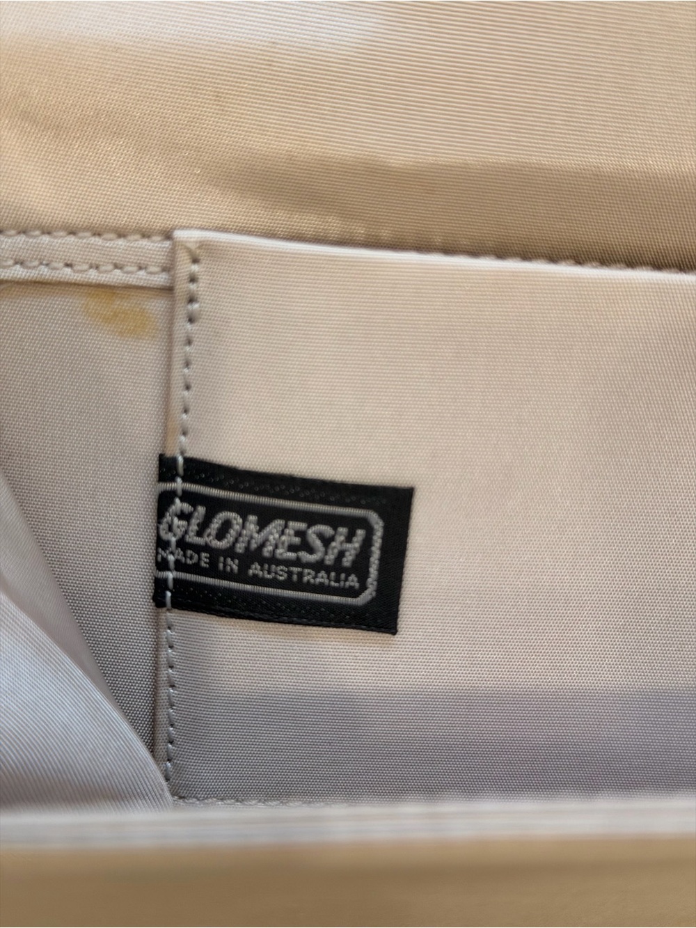 Vintage Glomesh White Tiles Silver Mesh Convertible Clutch / Shoulder Bag - Picture 9 of 13